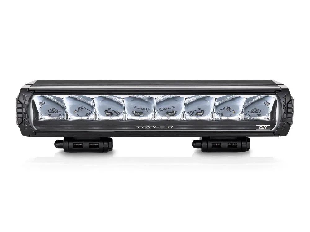 LR8-EL-B – TRIPLERLIGHT Light Bar, LED Bulbs 16.14 Inch Length 8 High Output Premium BIN LEDs 7.2 Amps At 14.4 Volt 1...